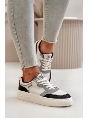 Дамски маратонки BIG STAR OO274028 WHITE Big Star Shoes