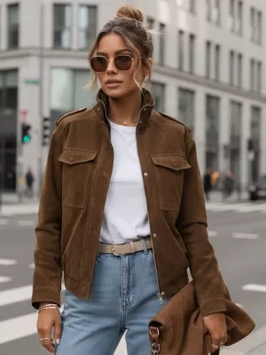 Дамско яке DSTREET TY5578 КЕХЛИБАР