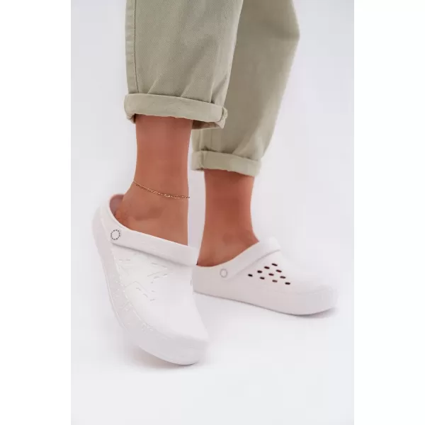  Дамски чехли BIG STAR TT274A081 WHITE Big Star Shoes 