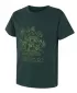 Детска тениска HUSKY TEE MUSHROOM K ТЪМНО ЗЕЛЕНО