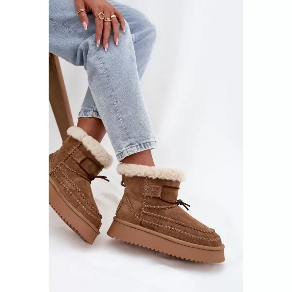  Дамски обувки BIG STAR SS274373 BROWN/BEIGE Big Star Shoes 