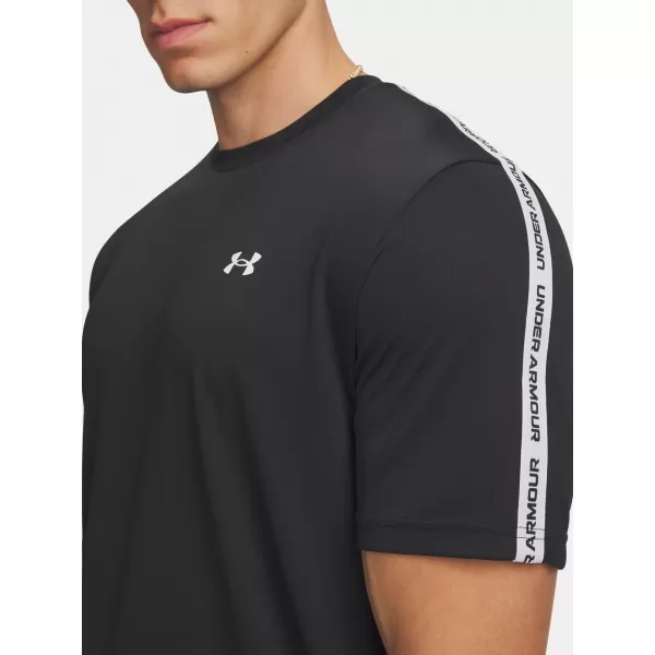  Мъжка тениска UNDER ARMOUR TECH TAPING SS 6012356-001 ЧЕРЕН 