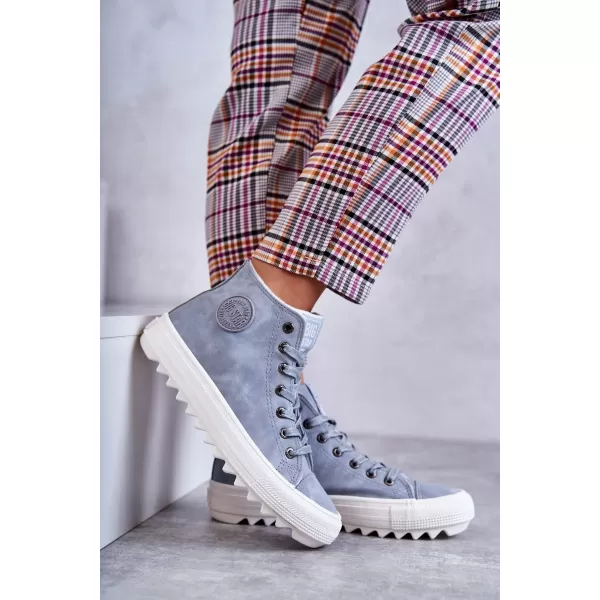  Дамски маратонки BIG STAR EE274115 LIGHT BLUE Big Star Shoes 