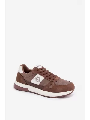 Мъжки маратонки BIG STAR TT174353 BROWN/BEIGE Big Star Shoes