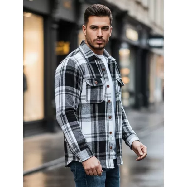  Мъжка риза DSTREET DX2675 ЧЕРЕН 