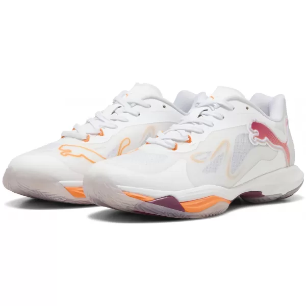  Дамски обувки PUMA VANTAGE NITRO W+ 108563-01 БЯЛ/ЯГОДЕН/ТОПЪЛ ОГЪН/ЛЮЛЯК 