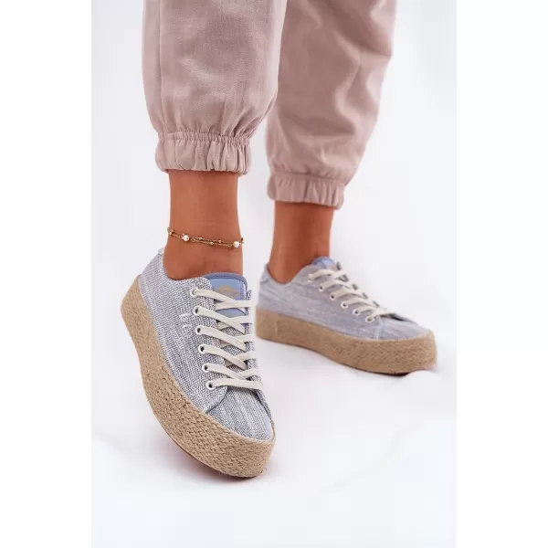  Дамски кецове LEE COOPER LCW-25-02-3284 СВЕТЛО СИНЬО 