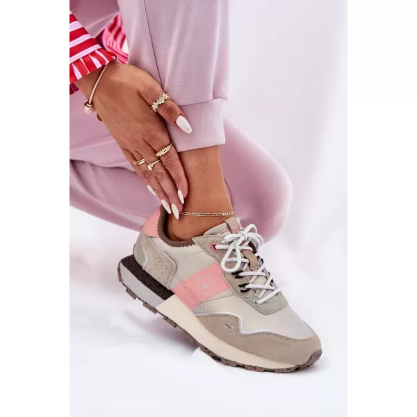  Дамски маратонки BIG STAR RR274243 PINK/GREY Big Star Shoes 