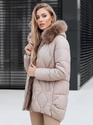 Дамско яке DSTREET TY5494 БЕЖОВО