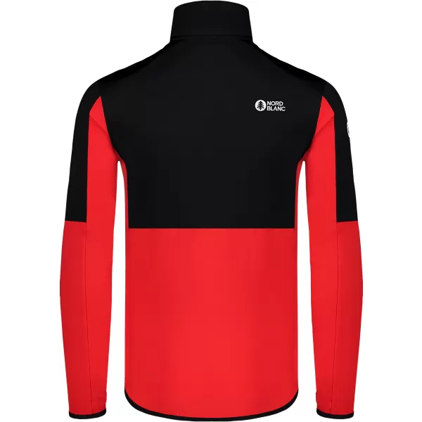  Мъжки суичър powerfleece NORDBLANC GROAN NBWFM8282 ЧЕРВЕНО 
