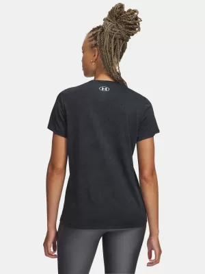 Дамска тениска UNDER ARMOUR TECH PIXELATE SSC 6012302-001 ЧЕРЕН