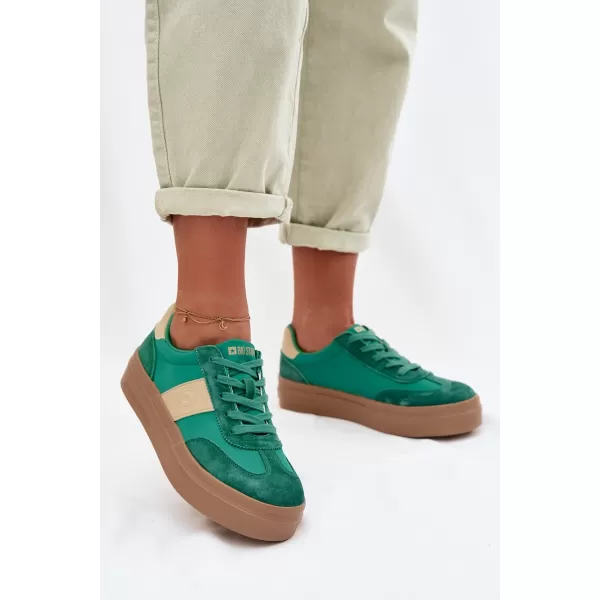  Дамски маратонки BIG STAR TT274163 GREEN Big Star Shoes 