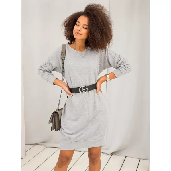  Рокля BASIC FEEL GOOD RV-TU-5184.93P СИВО 
