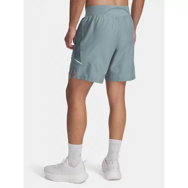  Мъжки шорти UNDER ARMOUR UA LAUNCH PRO 2N1 7'' SHORTS 1376831-323 ЗЕЛЕНО 