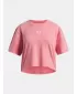 Тениска за момиче UNDER ARMOUR UA G RIVAL WASH SS 6011673-600 РОЗОВО