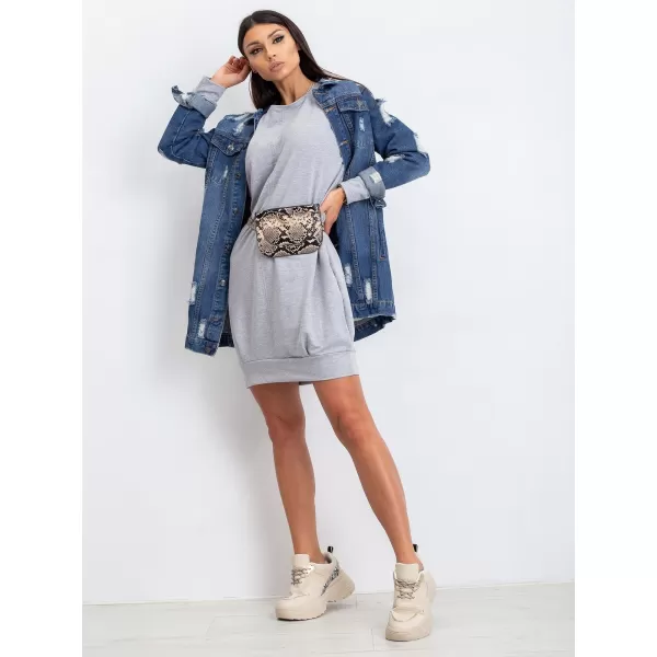  Рокля BASIC FEEL GOOD RV-TU-5184.93P СИВО 