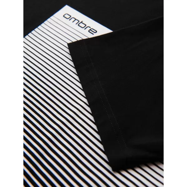  Мъжка тениска OMBRE OM-TSPT-0246 ЧЕРЕН 