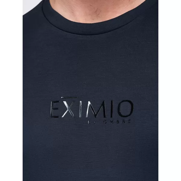  Мъжки суичър OMBRE OM-SNBC-0199 ТЪМНО СИНЬО 