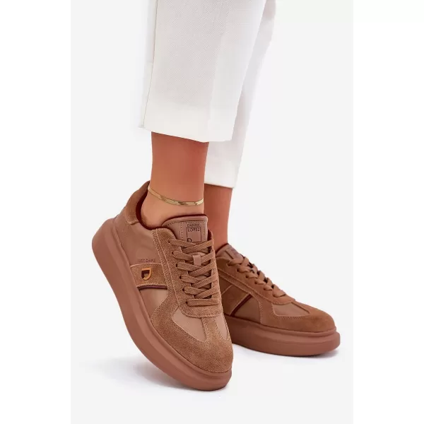  Дамски маратонки LOPEZ JUST DARE SS2D4005 КАФЯВИ/БЕЖОВИ Daniel Lopez Just Dare 