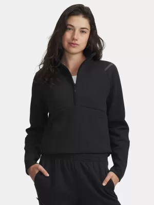 Дамски суичър UNDER ARMOUR UNSTOPPABLE FLC HZ 6003671-005 ЧЕРЕН