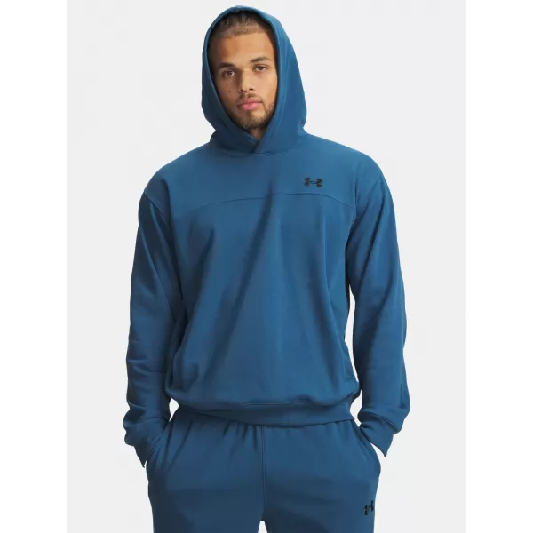  Мъжки суичър UNDER ARMOUR UA RIVAL LW HOODIE 6012335-498 СИНЬО 