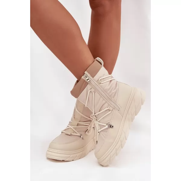  Дамски зимни боти LEE COOPER LCJ-25-44-3931 БЕЖОВО 