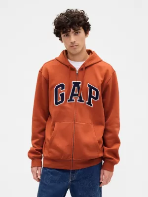 Мъжки суичър GAP LOGO HOODIE ZIP 674144-26 МЕДНА ПОДПРАВКА