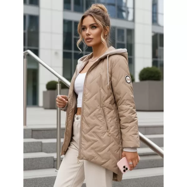  Дамско яке DSTREET TY5612 КАРАМЕЛ 