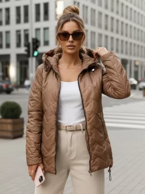 Дамско яке DSTREET TY5608 КАФЯВО