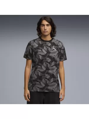 Мъжка тениска PUMA ESS LOGO LAB AOP TEE 692027_01 ПУМА ЧЕРНА