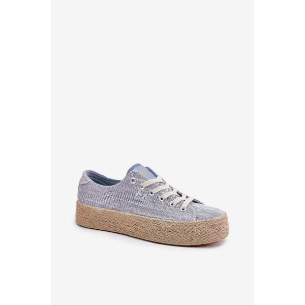  Дамски кецове LEE COOPER LCW-25-02-3284 СВЕТЛО СИНЬО 