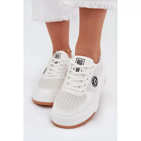  Дамски маратонки BIG STAR RR274572 WHITE Big Star Shoes 