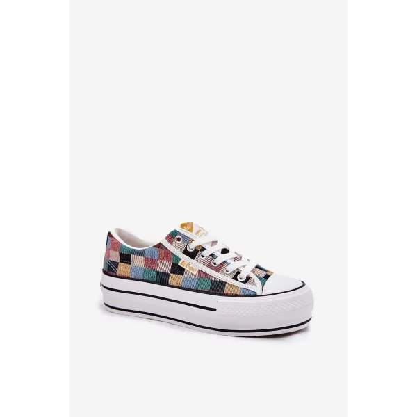  Дамски кецове LEE COOPER LCW-25-31-3441L ЧЕРЕН 