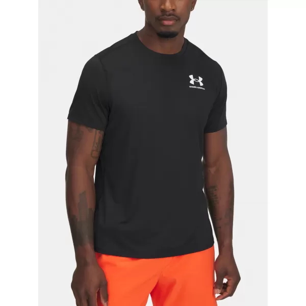  Мъжка тениска UNDER ARMOUR HEATGEAR FITTED SS 6000939-001 ЧЕРЕН 