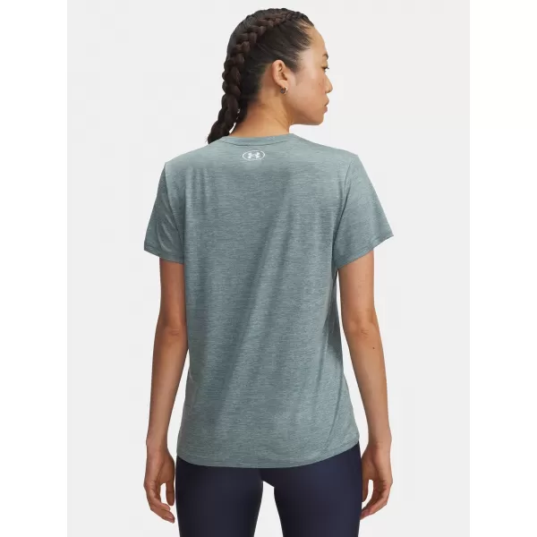  Дамска тениска UNDER ARMOUR TECH SSV- TWIST 1384227-587 СИНЬО 