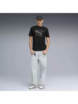 Мъжка тениска PUMA GRAPHIC TEE 691775_01 ПУМА ЧЕРНА