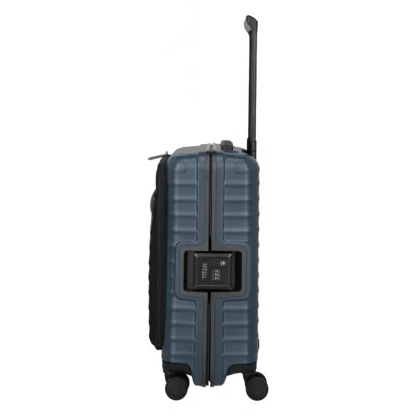  Бордов куфар TITAN Overseas S Front pocket СРЕДНОЩНО СИНЬО 