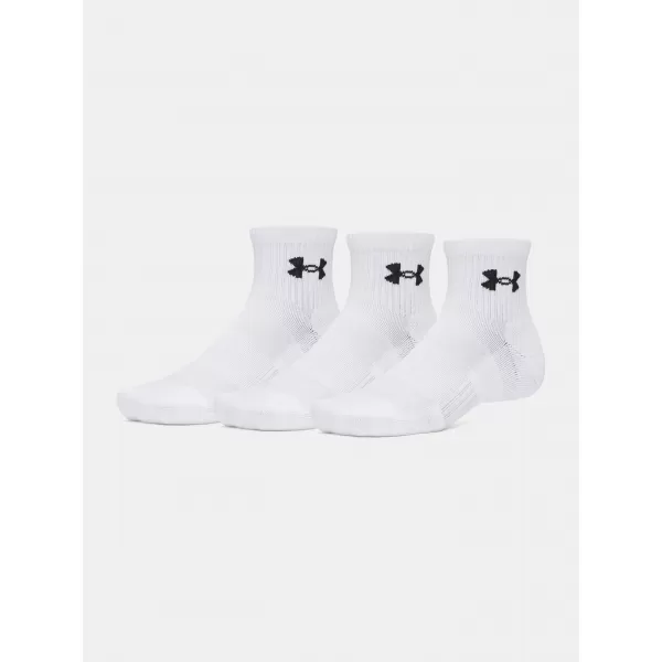 Чорапи UNDER ARMOUR PERFORMANCE COTTON 3P QTR 6009686-100 БЯЛО 