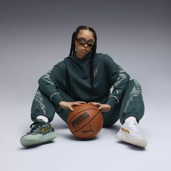  Дамски обувки PUMA STEWIE 4 HARRY POTTER 312373-01 ПУМА БЯЛ/ЗЕЛЕН ТЕРЕН 