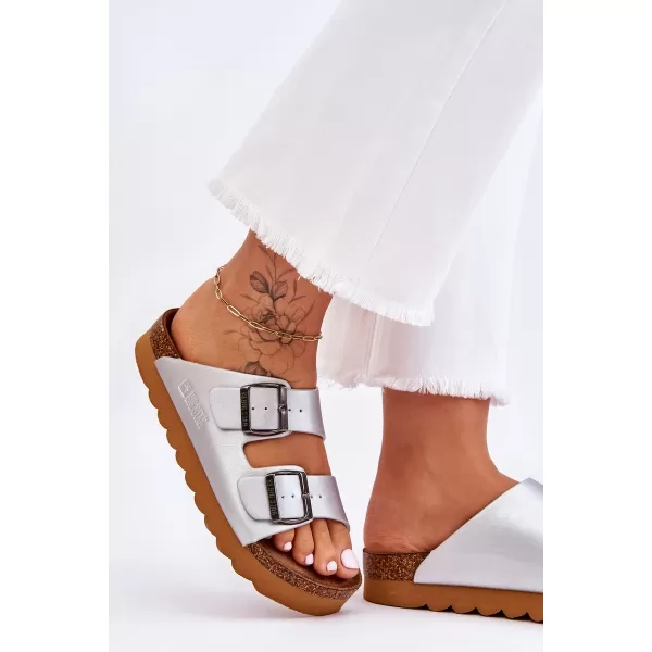  Дамски чехли BIG STAR LL274476 SILVER Big Star Shoes 