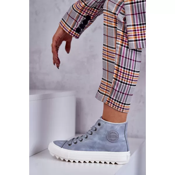  Дамски маратонки BIG STAR EE274115 LIGHT BLUE Big Star Shoes 