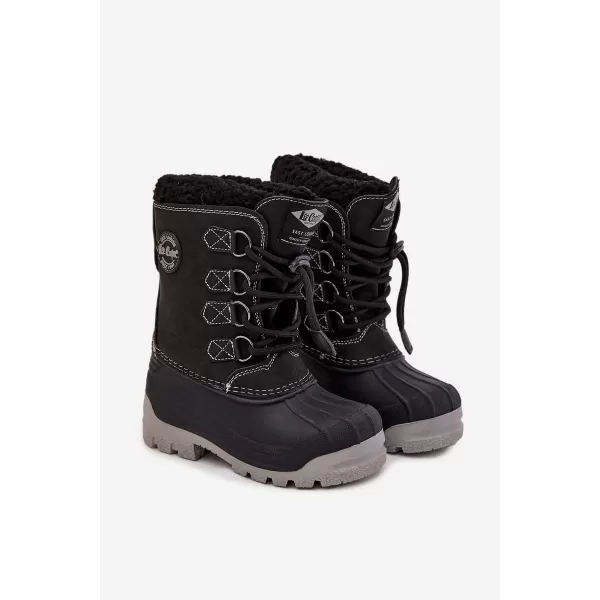  Детски зимни обувки LEE COOPER LCJ-25-44-3943K ЧЕРЕН 