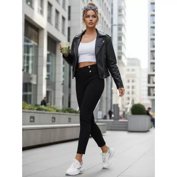  Дамски панталон DSTREET UY2849 ЧЕРЕН 