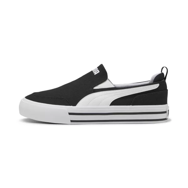  Ботуши PUMA COURT CLASSIC VULC SLIPON 400216_02 ПУМА ЧЕРНА/ПУМА БЯЛА 