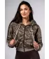 Суичър с цип POWER 895 LIGHT BROWN CAMO Nebbia