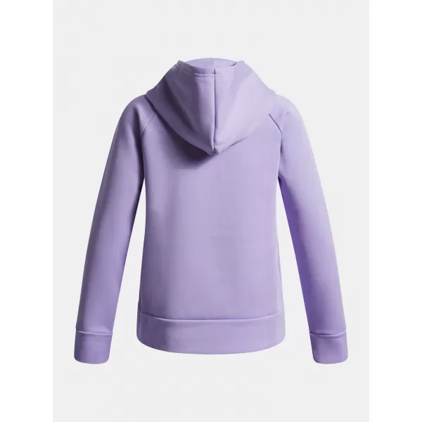  Суичър за момиче UNDER ARMOUR UA RIVAL FLC SHIMMER HDY 6004118-538 ЛИЛАВО 
