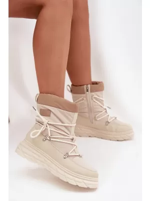 Дамски зимни боти LEE COOPER LCJ-25-44-3931 БЕЖОВО