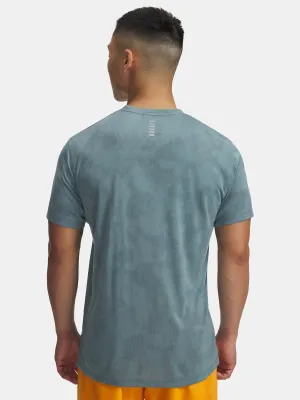Мъжка тениска UNDER ARMOUR UA LAUNCH CAMO SS 6006098-323 ЗЕЛЕНО