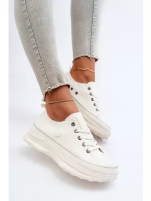 Дамски маратонки BIG STAR NN274126 WHITE Big Star Shoes