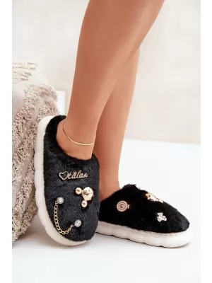 Дамски чехли BOTO IVELFEDI 35011 ЧЕРЕН